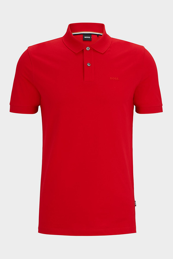 ΜΠΛΟΥΖΑ POLO (Never Out of Stock) BOSS - 617 ΚΟΚΚΙΝΟ